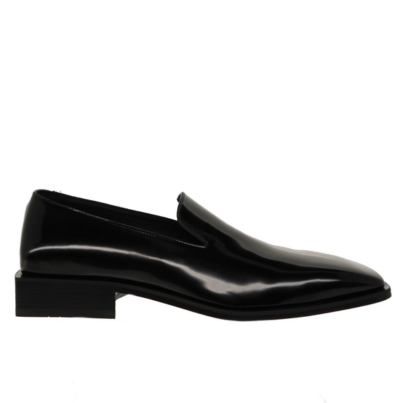 Salvatore Ferragamo Chagall Loafers Shoes Black Patent Leather Size 9 New main image 5